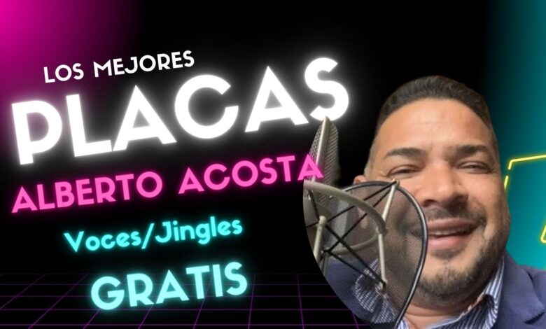 Voces y Jingles Exclusivos de Alberto Acosta